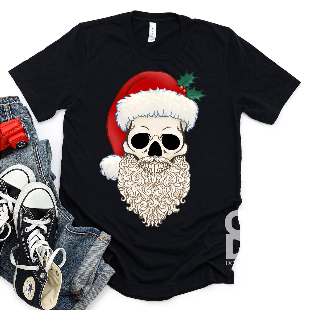 Santa Skull - multi-colored